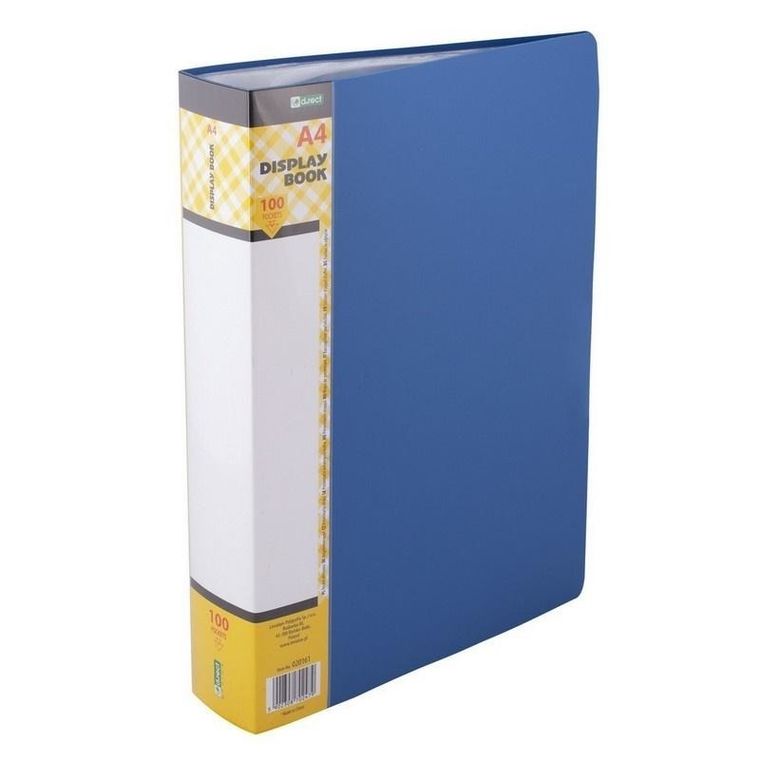 D.rect, teczka ofertowa, 100 koszulek, niebieska, 1 szt.