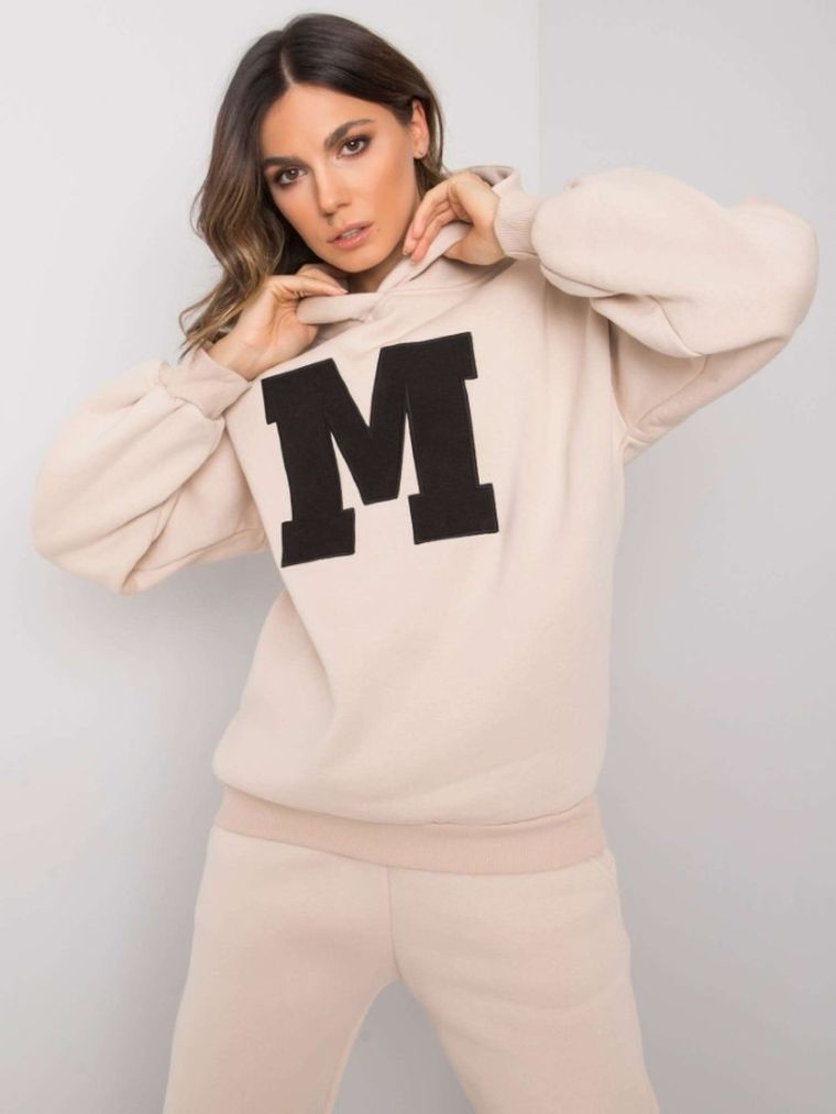 Dres damski, beżowy, Ex Moda