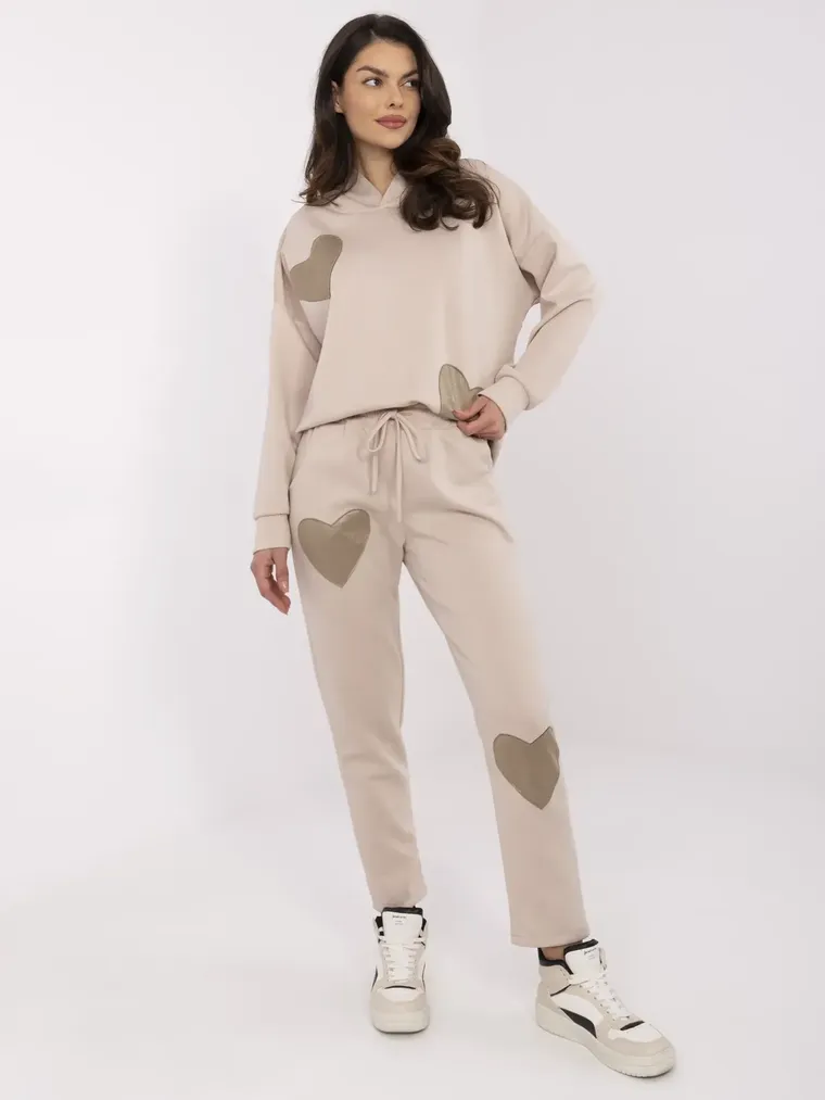 Dres damski, beżowy, Italy Moda