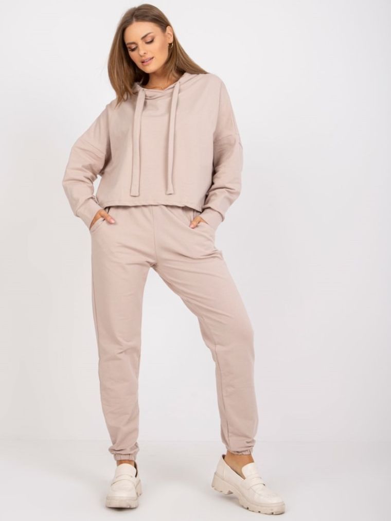 Dres damski, beżowy, Relevance