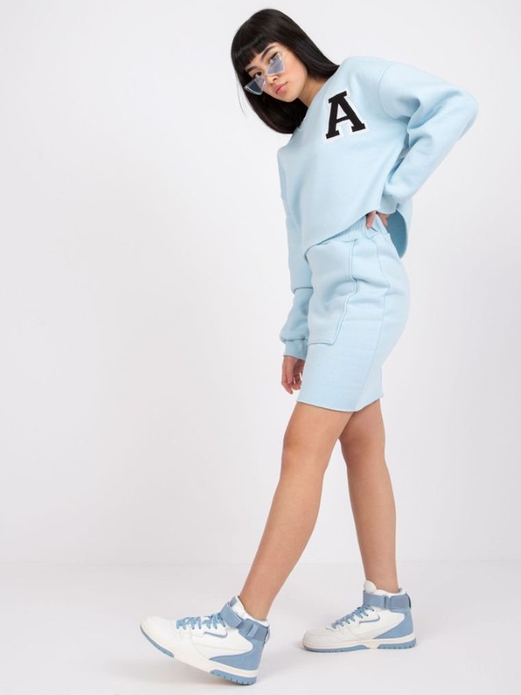Dres damski, niebieski, Ex Moda