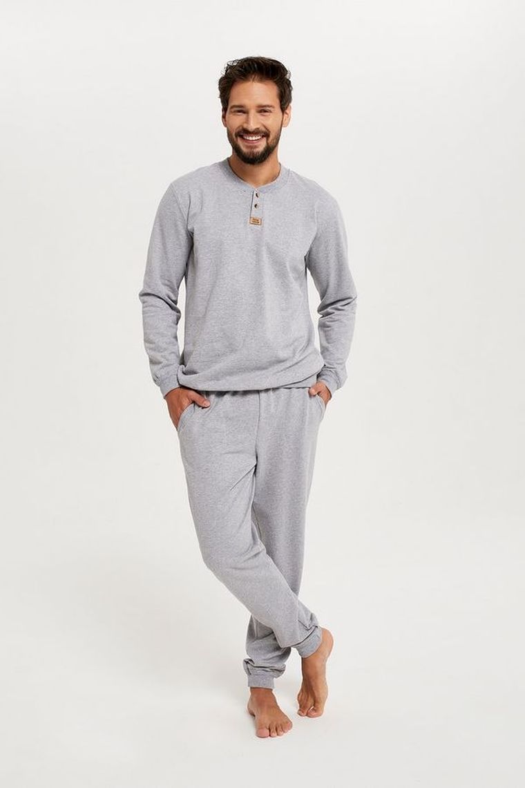 Dres męski, plus size, szary, Lider, Italian Fashion