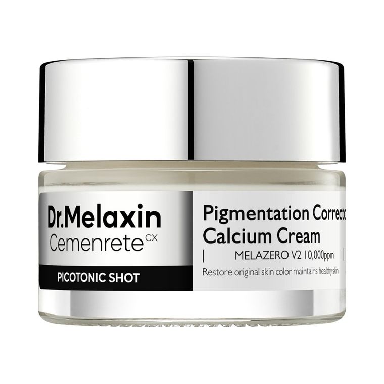 Dr.Melaxin, Cemenrete Picotonic Shot Pigmentation Corrector Calcium Cream, rozjaśniający krem na przebarwienia, 25 g