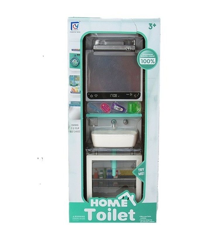 Dromader, meble łazienkowe, zabawka interaktywna