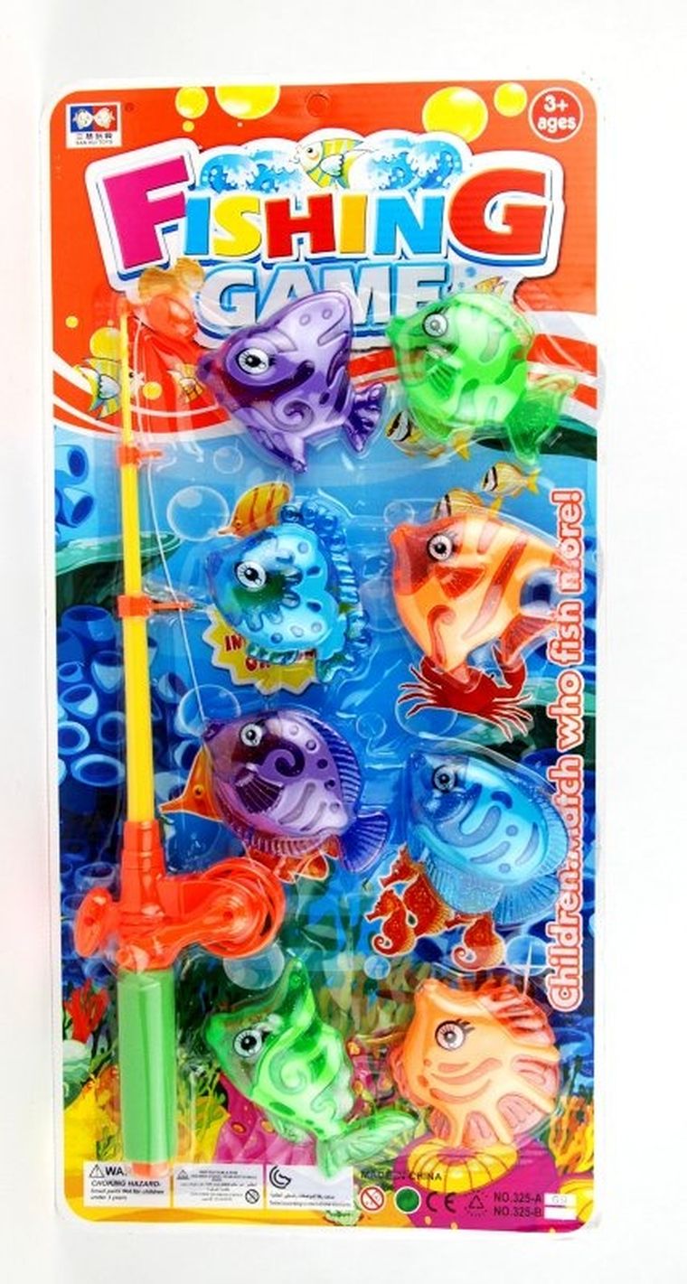 Dromader, wędka z rybkami