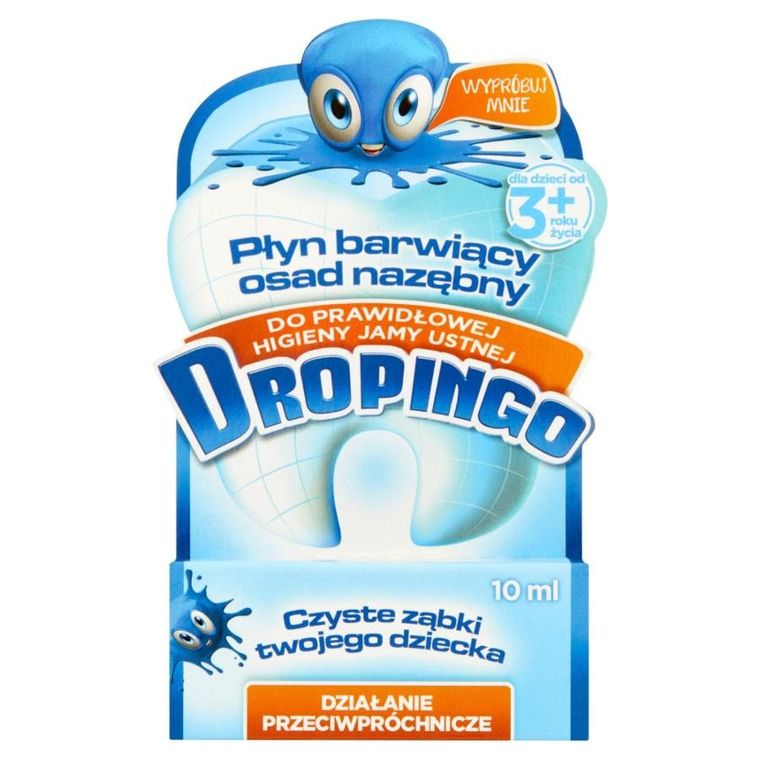 Dropingo, płyn barwiący osad nazębny, 10 ml