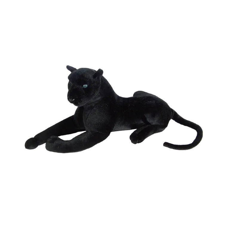 Dubi, czarna pantera leżąca, maskotka, 60 cm