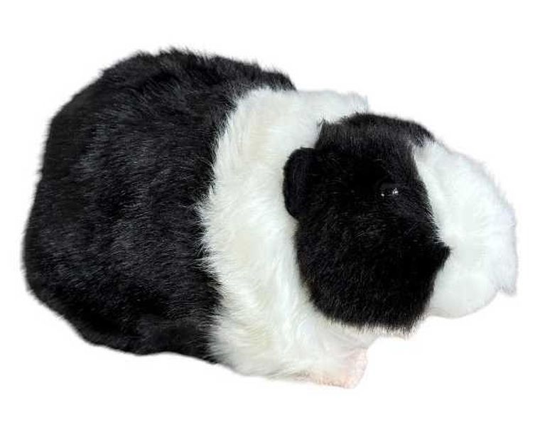 Dubi, kawia domowa, maskotka, czarno-biała, 20 cm