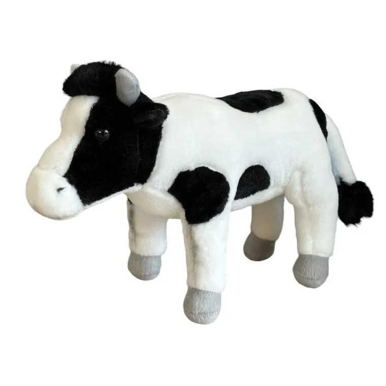 Dubi, Krowa, maskotka, czarno-biała, 22 cm