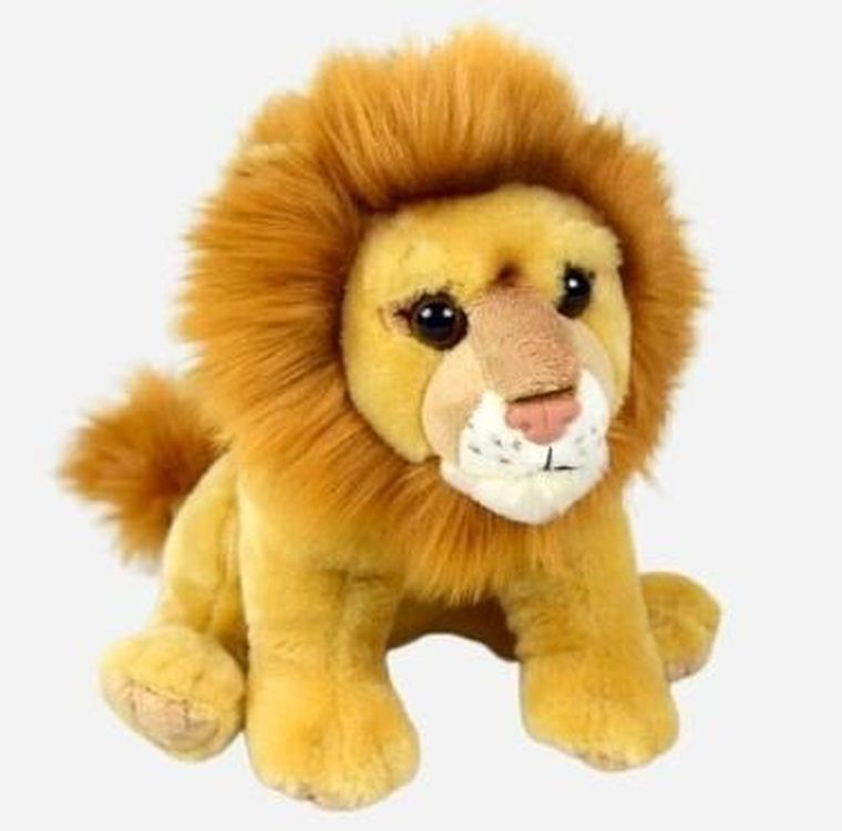 Dubi, lew siedzący, maskotka, 20 cm