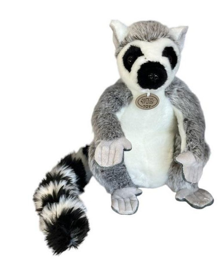 Dubi Plusz, Lemur siedzący, maskotka, 28 cm