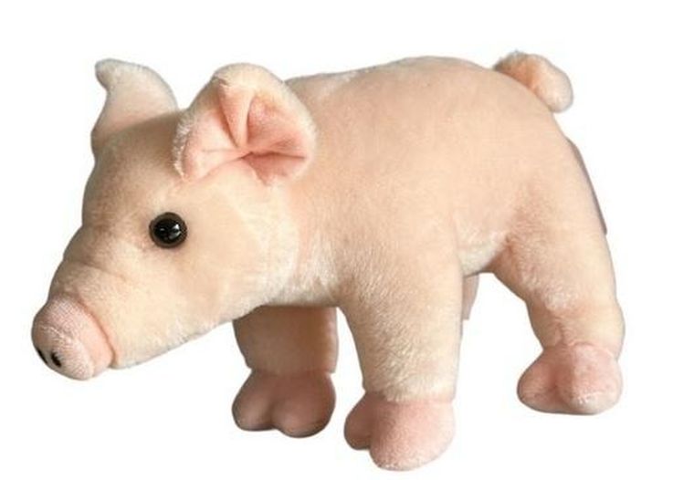 Dubi Plusz, Świnka różowa, maskotka, 22 cm