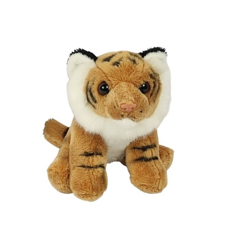 Dubi Plusz, Ziki Tygrys brązowy siedzący, maskotka, 14 cm