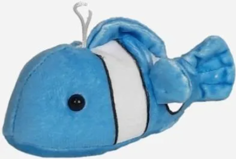 Dubi, Rybka, maskotka, niebieska, 14 cm