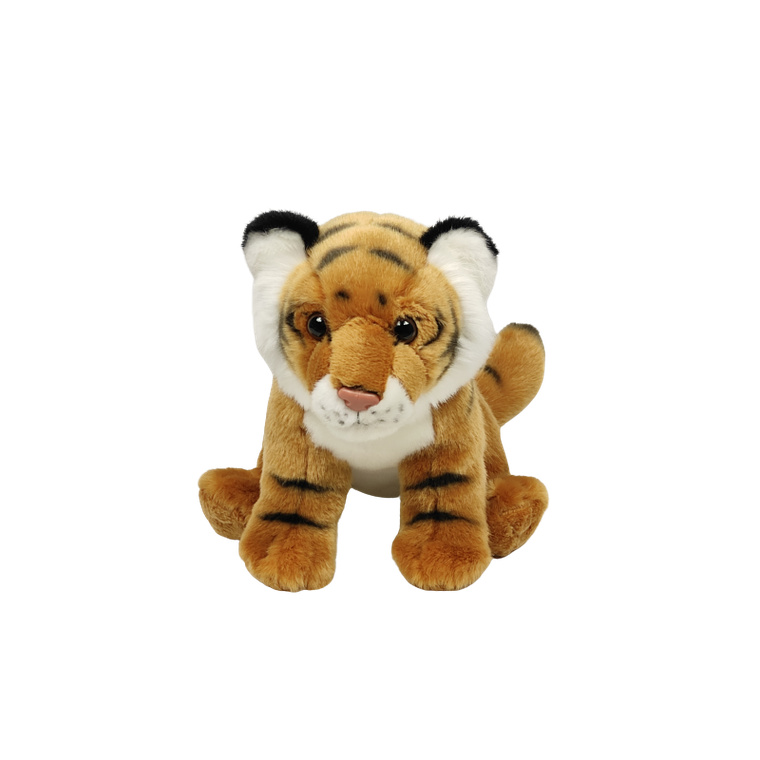 Dubi, Tygrys brązowy, siedzący, maskotka, 25 cm
