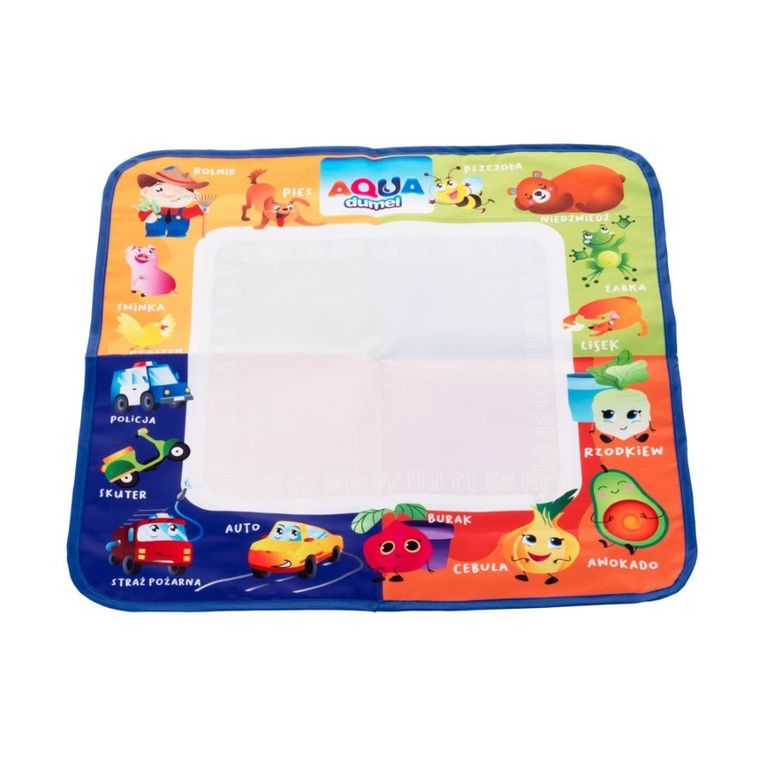 Dumel Aqua, Aqua, mata do malowania wodą, 4 kolory, 52-52 cm