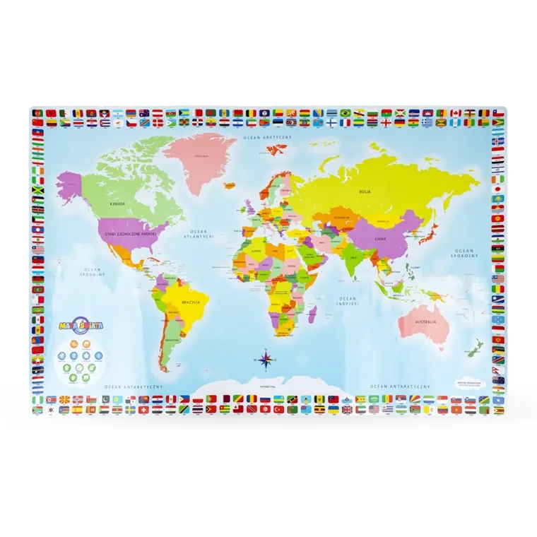 Dumel Discovery, Interaktywna mapa świata, zabawka edukacyjna