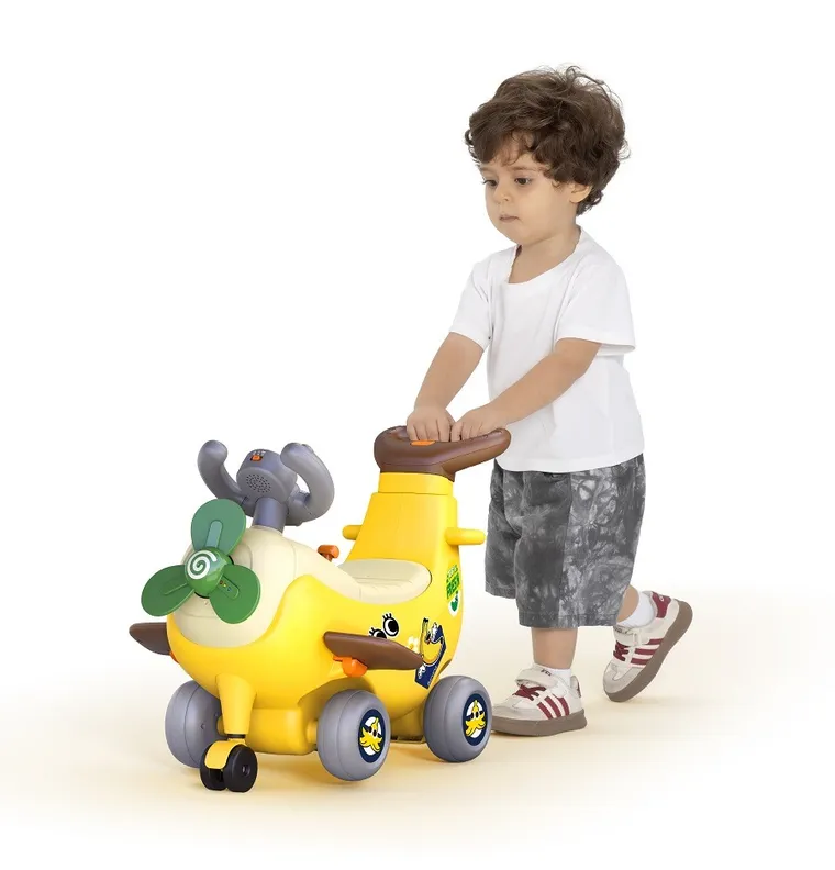 Dumel Discovery, Jeździk Banan 4w1, żółty samolot