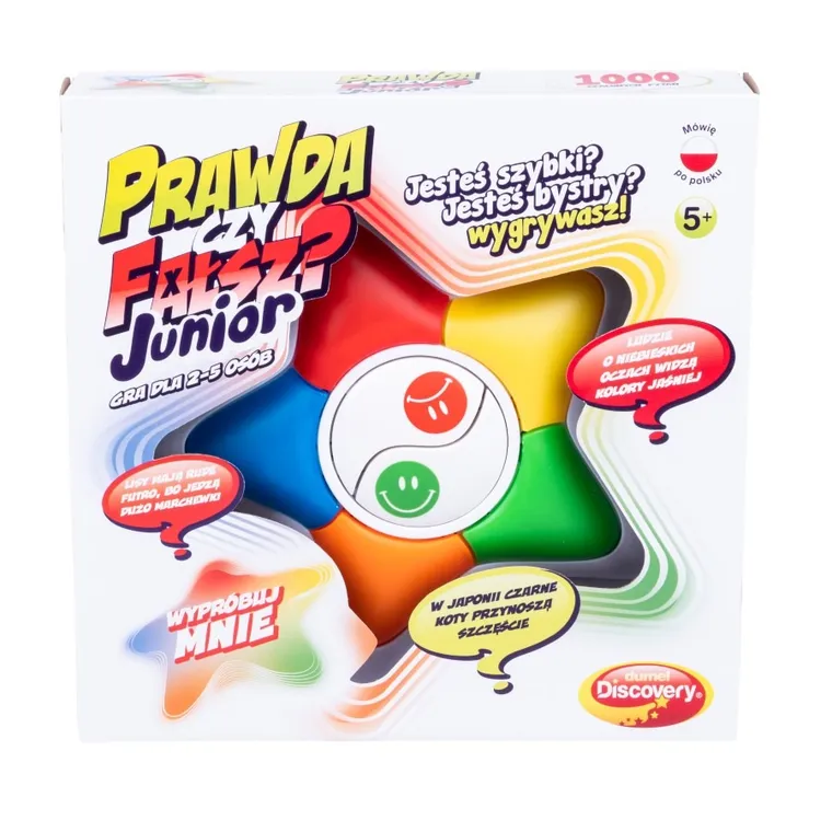 Dumel Discovery, Prawda czy Fałsz Junior, interaktywna gra familijna