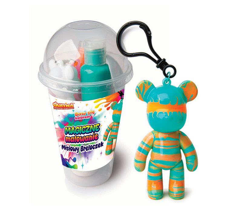 Dumel, Magiczne Malowanie, Misiowy breloczek, zestaw kreatywny