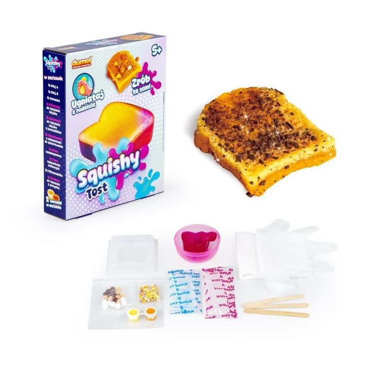 Dumel, Squishy, Tost, zestaw kreatywny