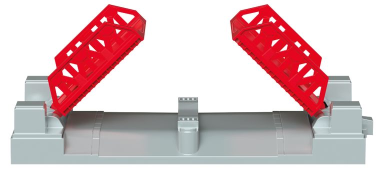 Dumica, Drawbridge, element toru, czerwony