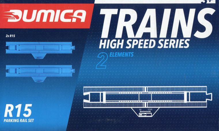 Dumica, Parking Rail Set, R15 2 szt, zestaw torów