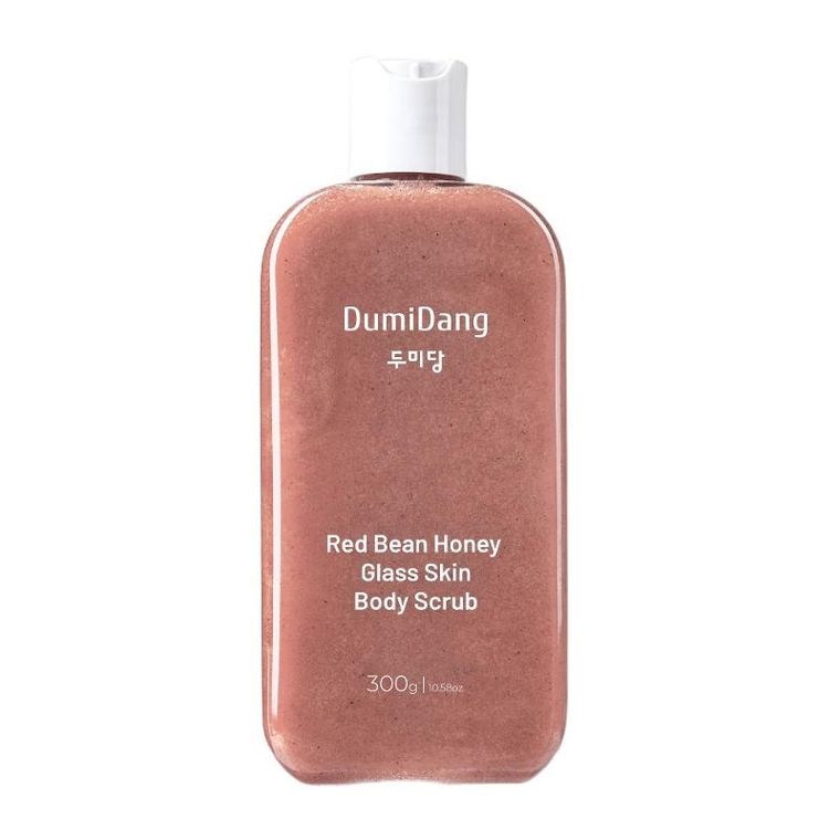 Dumidang, Red Bean Honey Moisturizing, peeling-pianka rozświetlający do ciała, 300 g