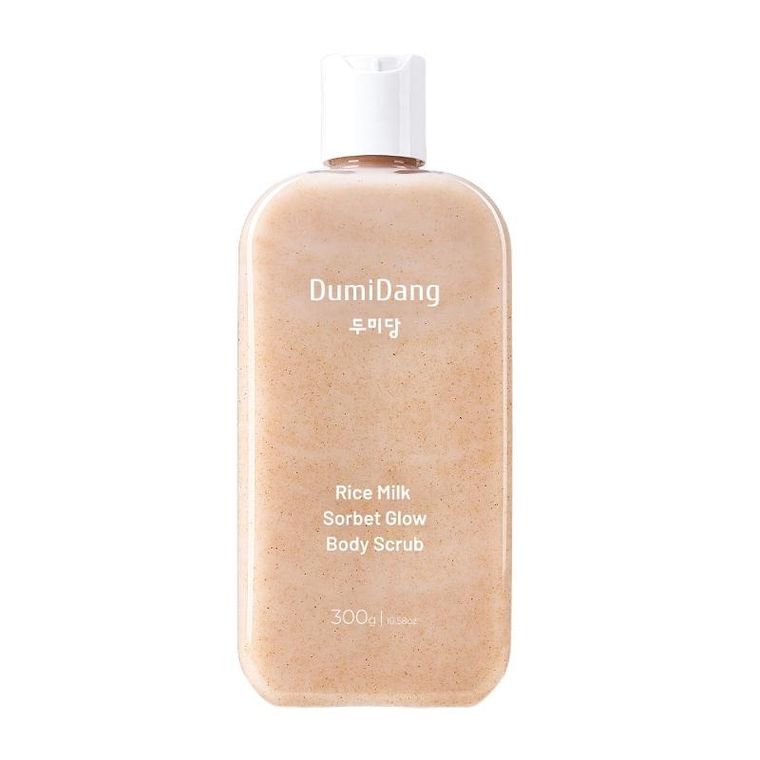 Dumidang, Rice Milk Sorbet Glow Body, peeling rozświetlający do ciała, 300 g