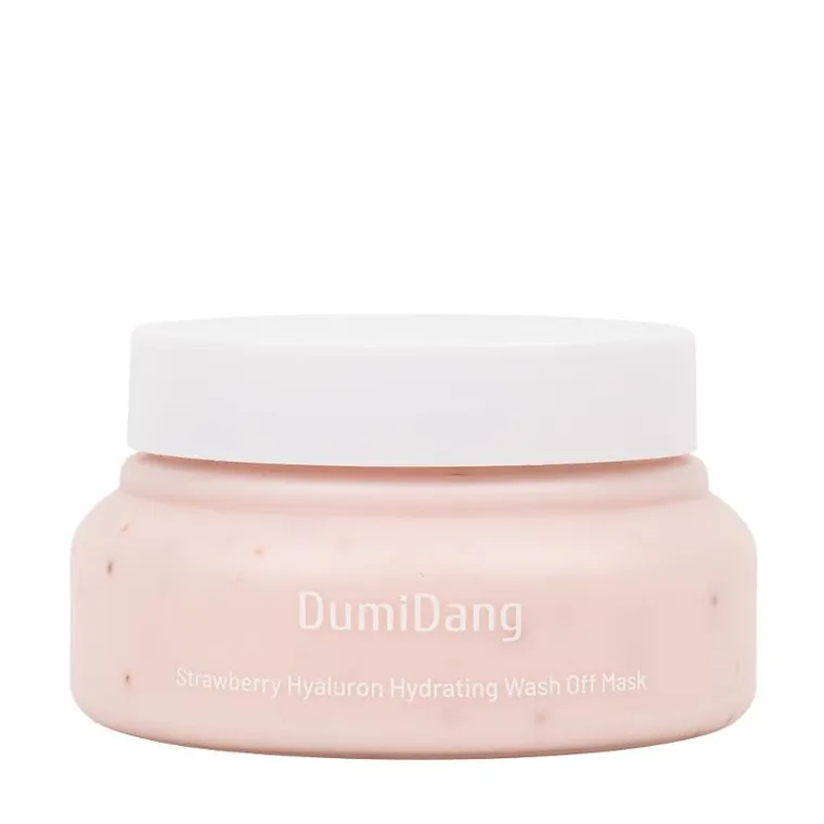 Dumidang, Strawberry Hyaluron Hydrating, zmywalna maska do twarzy nawilżająco-rozświetlająca, wash-off, 140 g