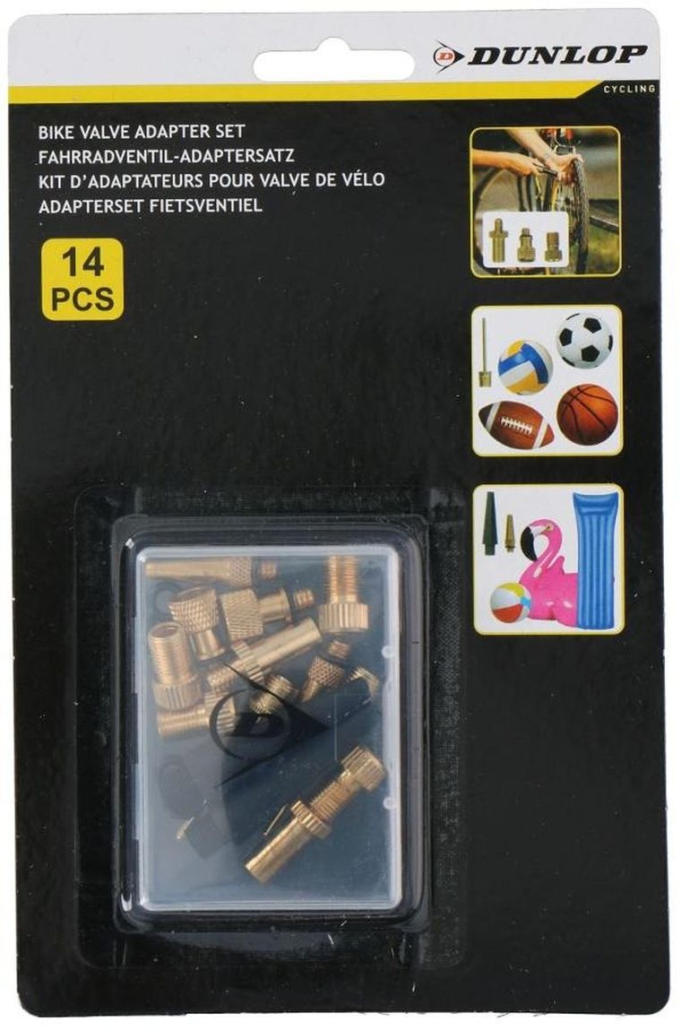 Dunlop, adapter do pompek, 14 szt.