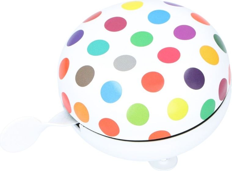 Dunlop, dzwonek rowerowy, kropki, 80 mm