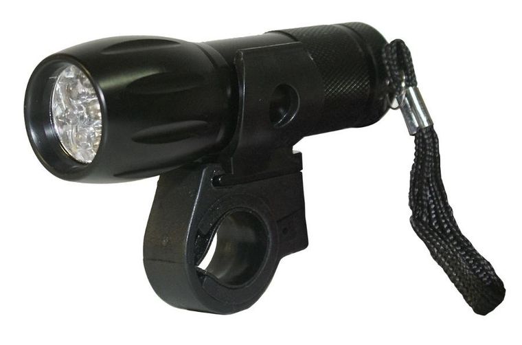 Dunlop, lampka rowerowa 2w1, na przód, 9 LED