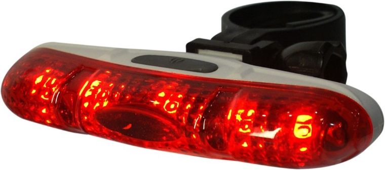 Dunlop, lampka rowerowa, na tył, 5 LED