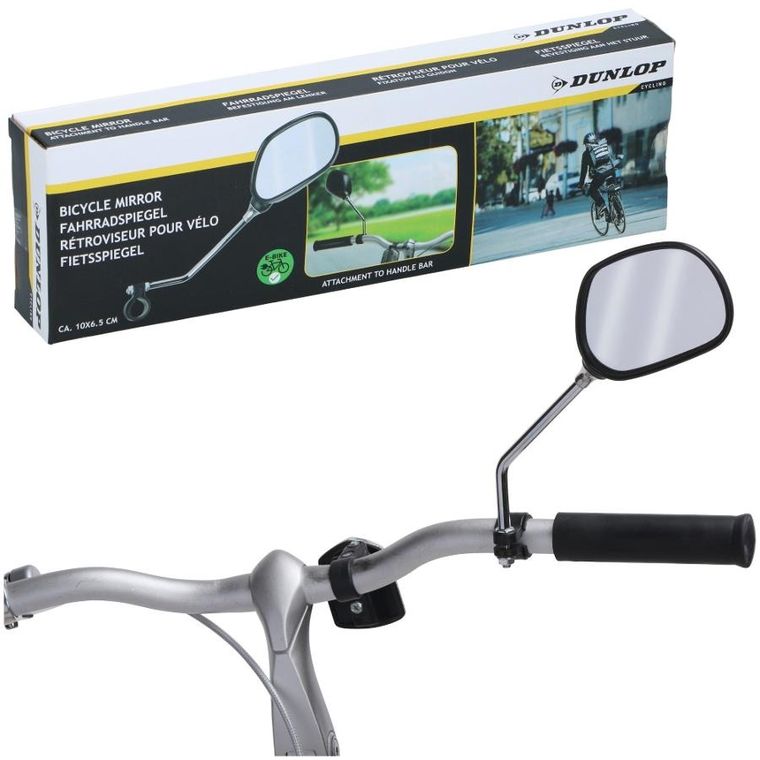 Dunlop, lusterko rowerowe, regulowane, 7-27,5 cm, 2 szt.