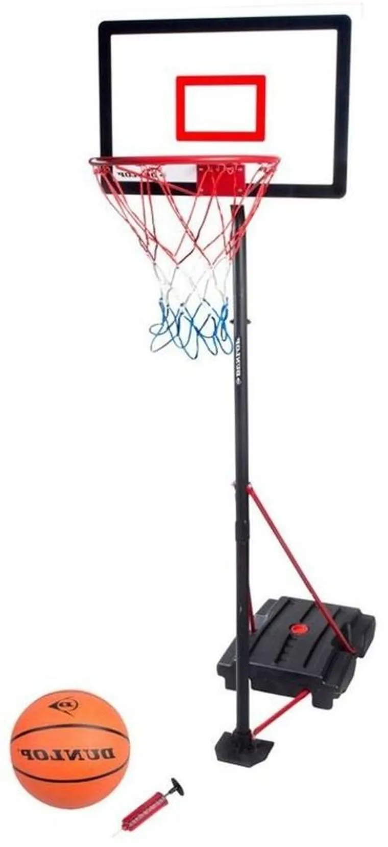 Dunlop, regulowany kosz do koszykówki, 3w1, 1,65-2,05m