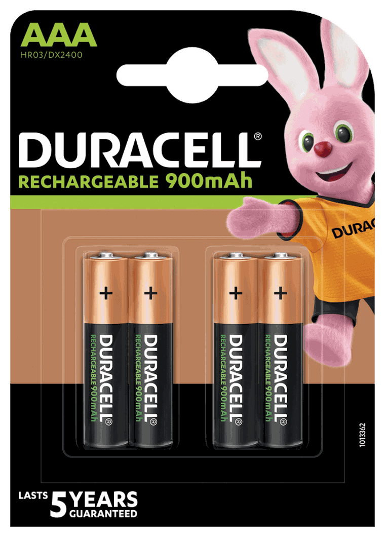 Duracell, akumulator, AAA 900 mAh, 4 szt.