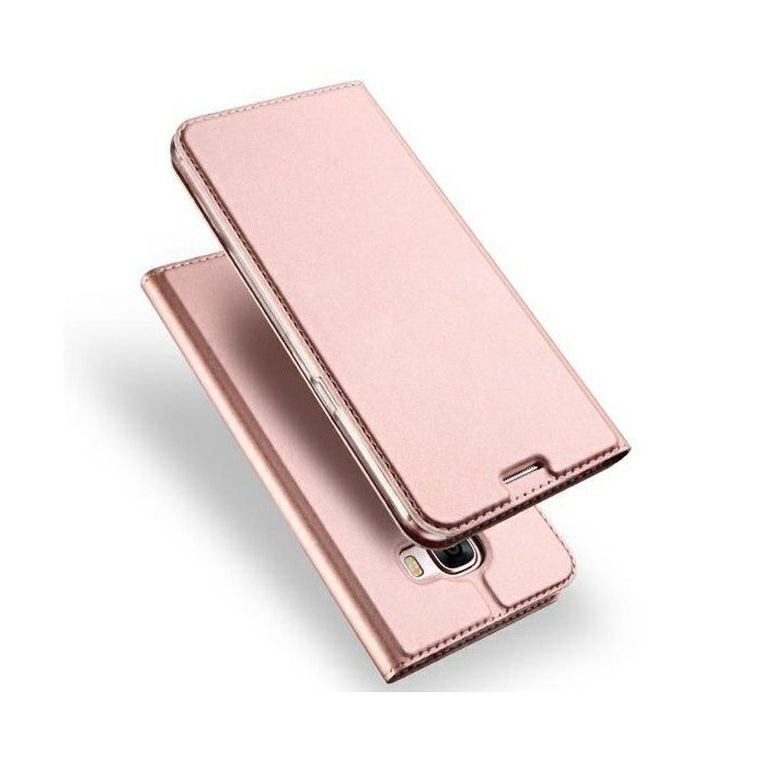 Dux Skin Leather, etui ochronne, Sony Xperia 10+, różowe