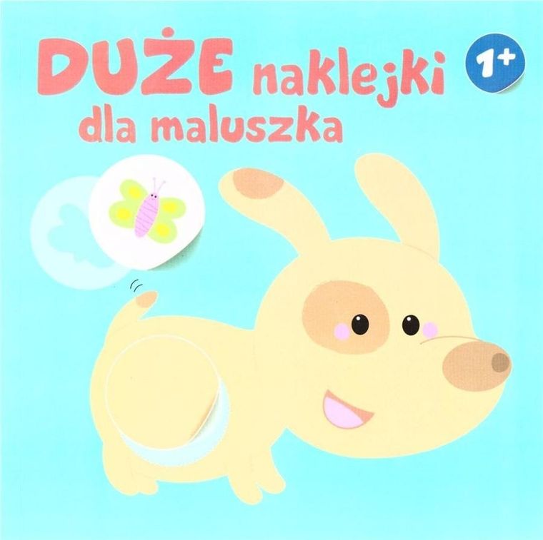 Duże naklejki dla maluszka 1+ Piesek