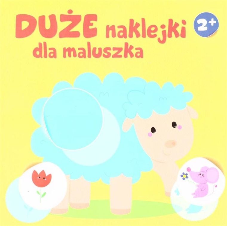 Duże naklejki dla maluszka 2+ Owieczka