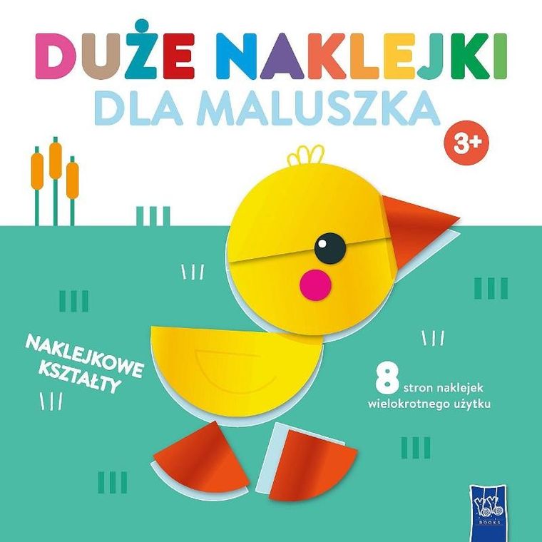 Duże naklejki dla maluszka. Kaczuszka. 3+