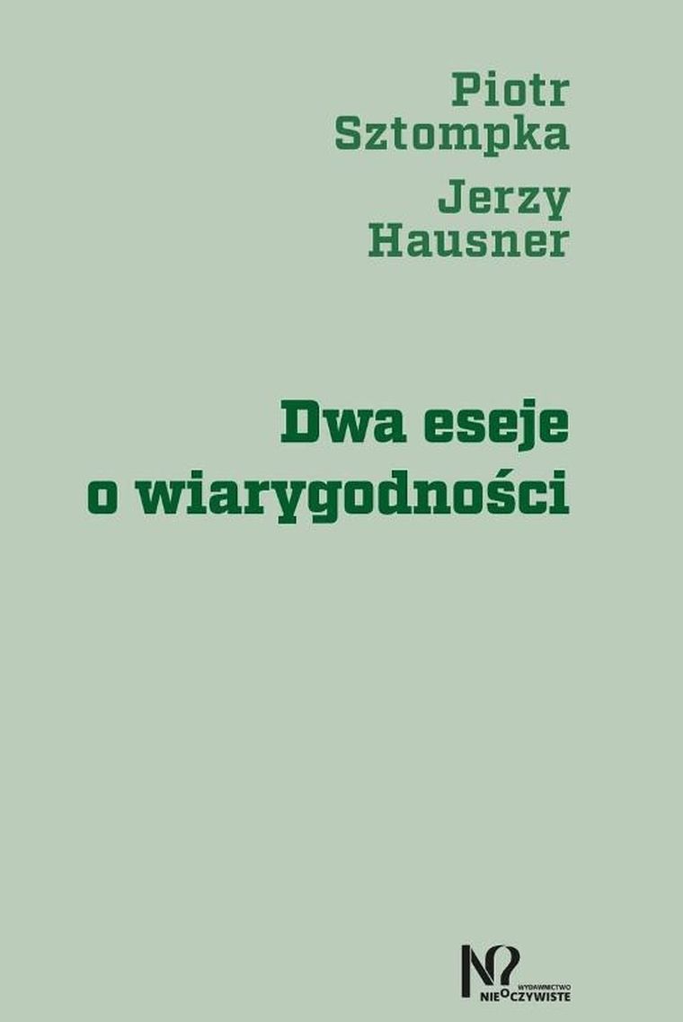 Dwa eseje o wiarygodności