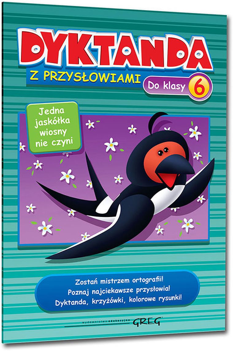 Dyktanda z przysłowiami do klasy 6. Kolorowe ilustracje