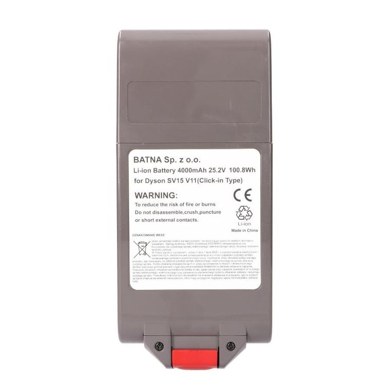 Dyson, bateria, akumulator do odkurzacza, V11 Click type 25.2V 4000mAh