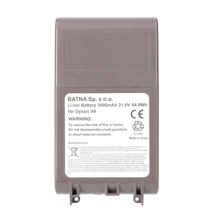 Dyson, bateria, akumulator do odkurzacza, V8 21.6V 3000mAh