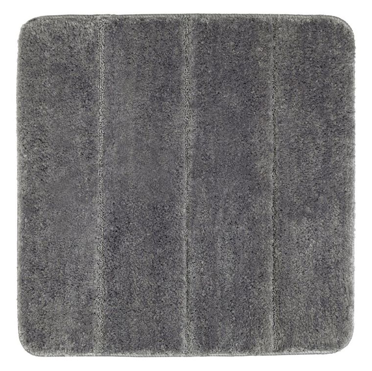 Dywanik łazienkowy, steps, szary