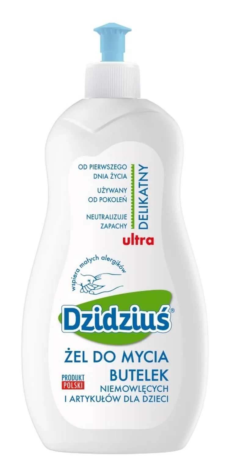 Dzidziuś, żel do mycia butelek niemowlęcych, hipoalergiczny, 500 ml