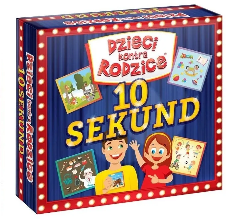 Dzieci kontra rodzice, 10 sekund, gra familijna