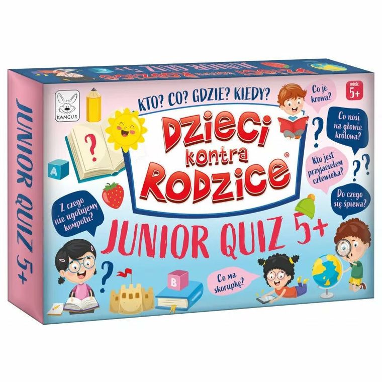 Dzieci kontra Rodzice, Junior Quiz 5+, gra familijna