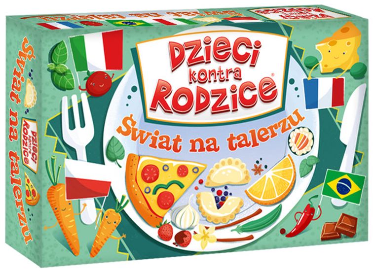 Dzieci kontra Rodzice, Świat na talerzu, gra familijna